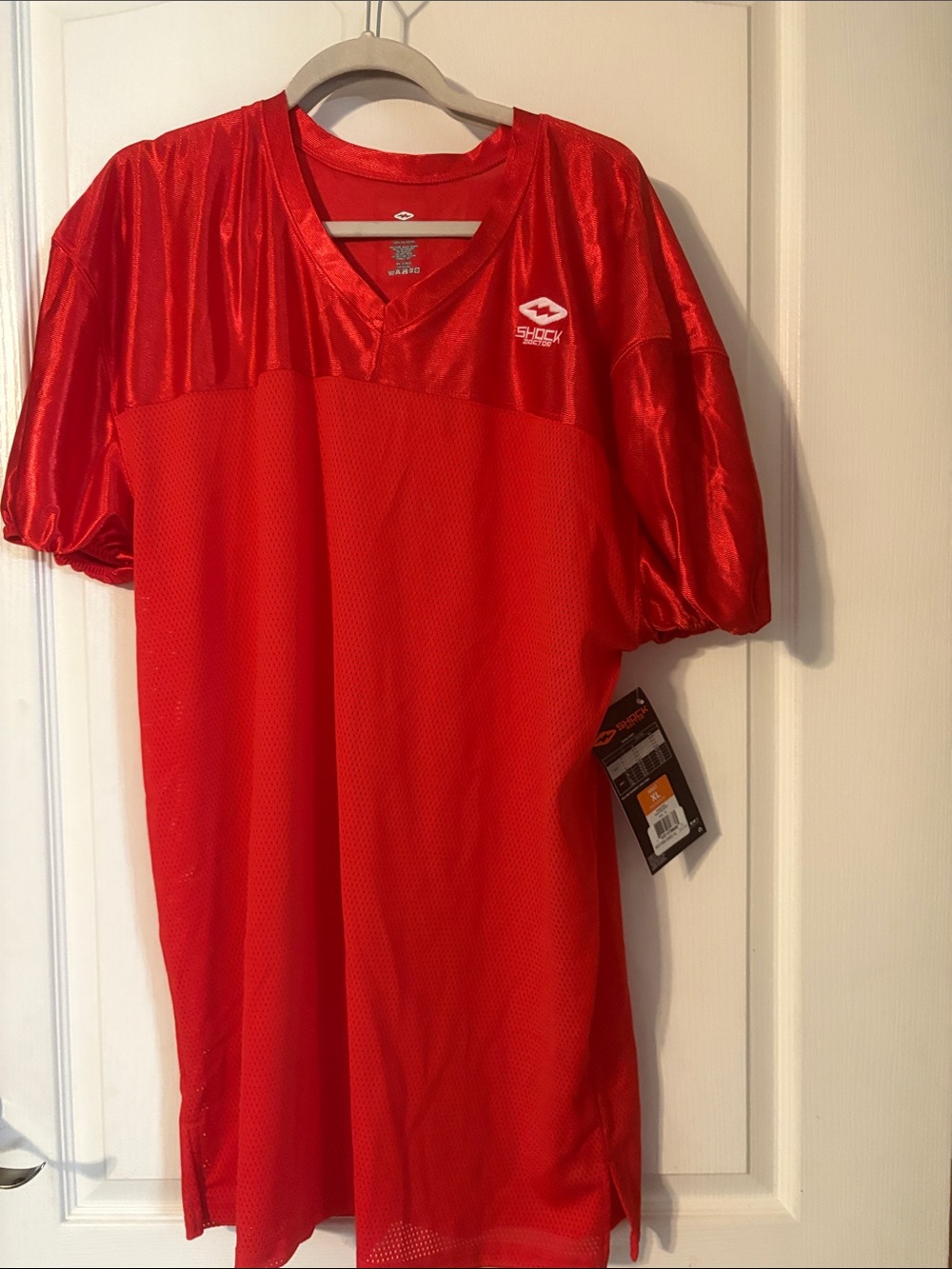 Shock Doctor Men's Red Athletic Jersey